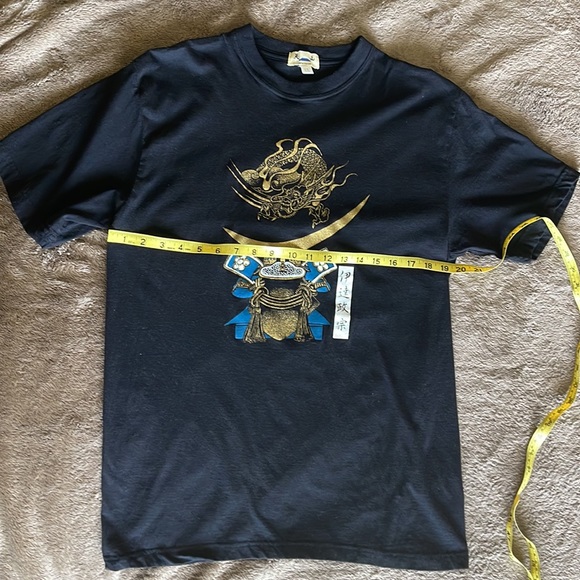 Mens / Unisex Authentic Japanese Traditional Dragon Short Sleeve T-Short, Size L - Picture 8 of 8